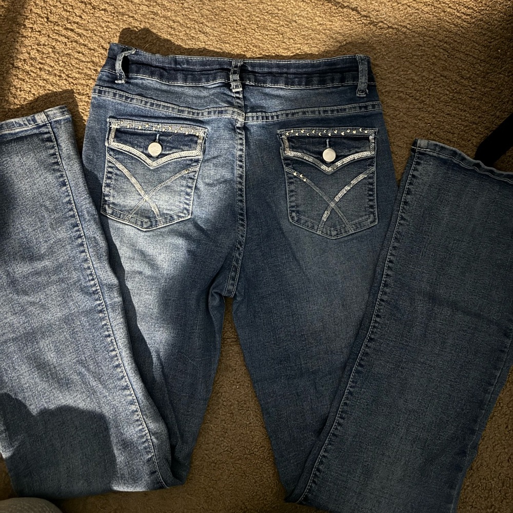 Women’s Low Rise Blue Jeans